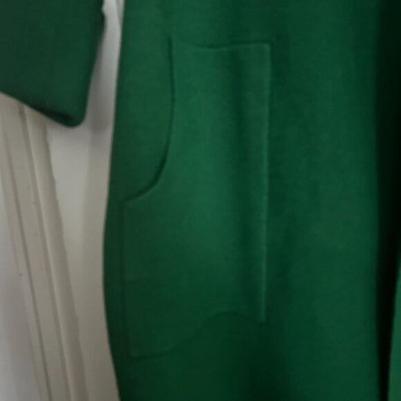 Orfeo Paris Green Sweater Coat - Brand New!! (One Size fits all) - Picture 7 of 9